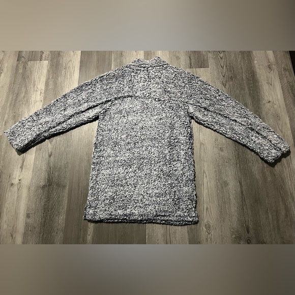 Love + Harmony Blue/White Sherpa 1/4 Zip Pullover/Jacket - Size Medium - Picture 3 of 9